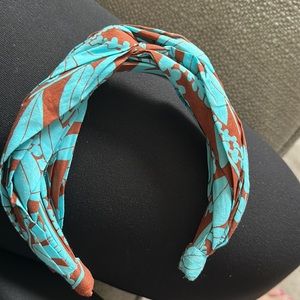 Hawaiian baggy crop pants and matching bow